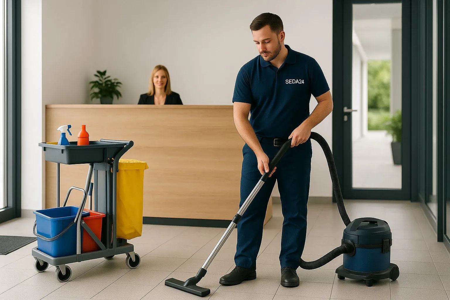 Professionelle Gebäudereinigung durch SEDA24