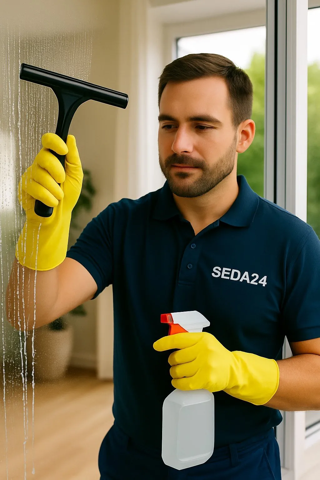 Professionelle Fensterreinigung im Privathaushalt